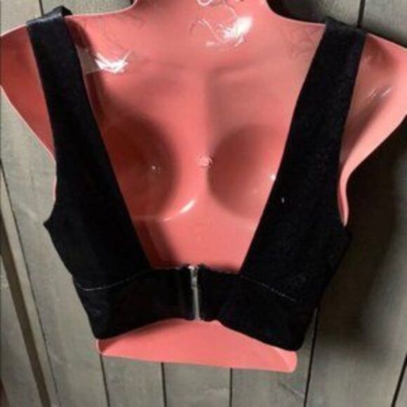 ASTR midriff bralette top black size medium - Picture 3 of 3
